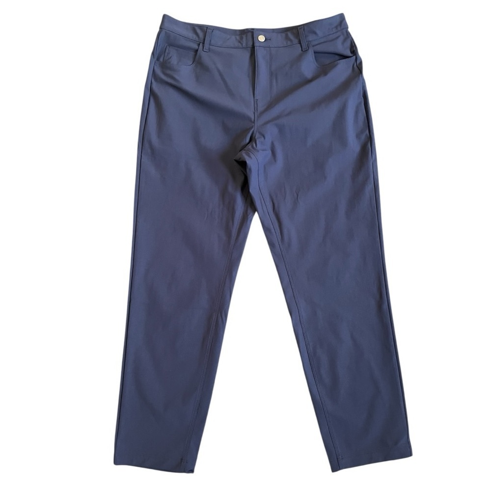 Fabletics Men's Classic Fit The Don 5-Pocket Navy Pants